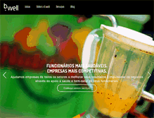 Tablet Screenshot of bwell.com.br